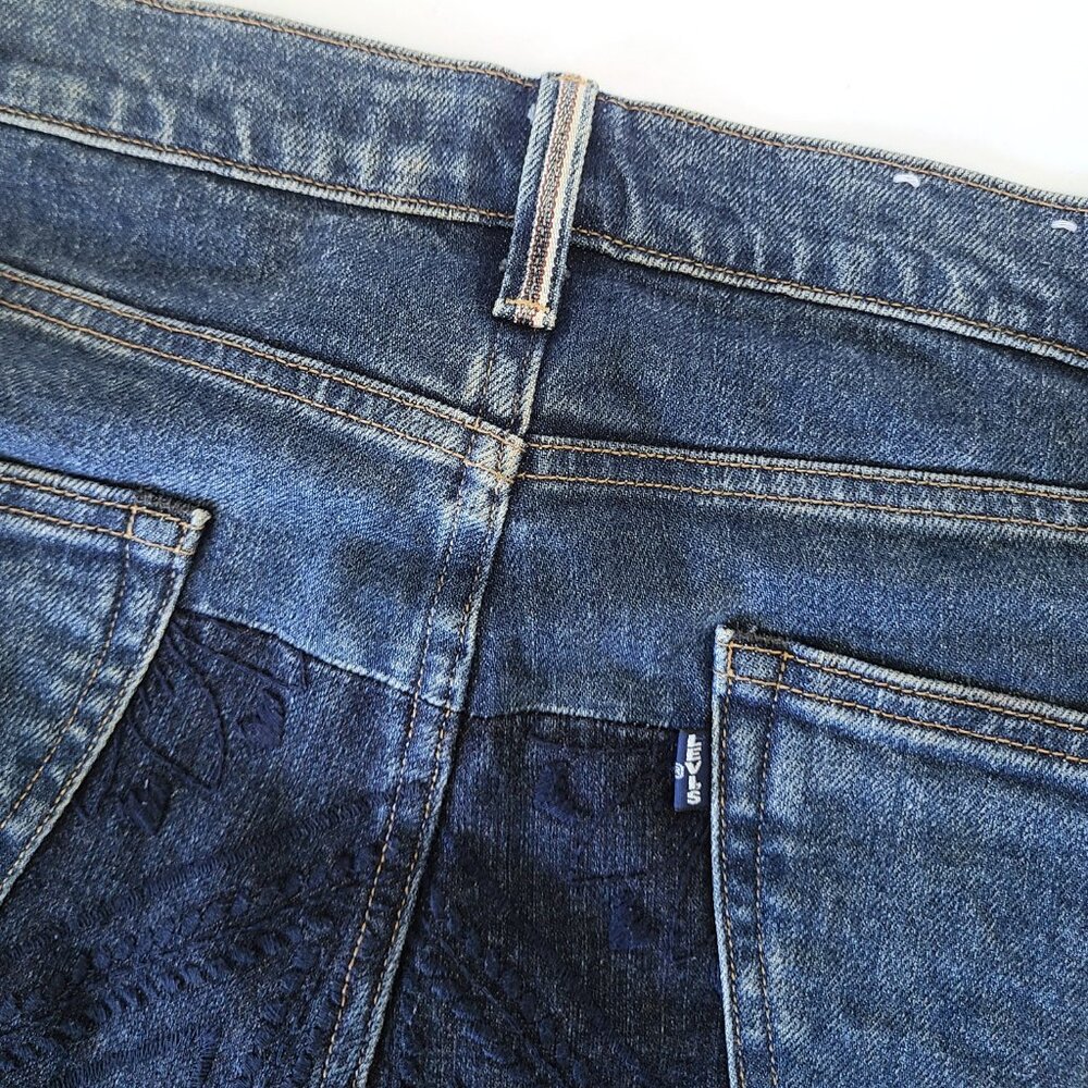 Levi's Made & Crafted 511 Slim Denim Jeans Made in Japan W38 Selvedge Boro - Picture 11 of 16